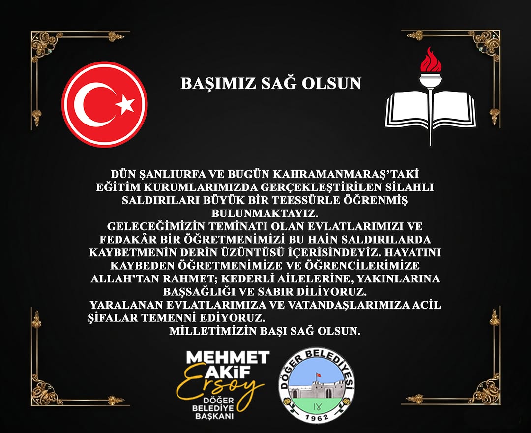 Şanlıurfa ve Kahramanmaraş'taki Eğitim Kurumlarındaki Silahlı Saldırılar Ne Zaman Gerçekleşti?