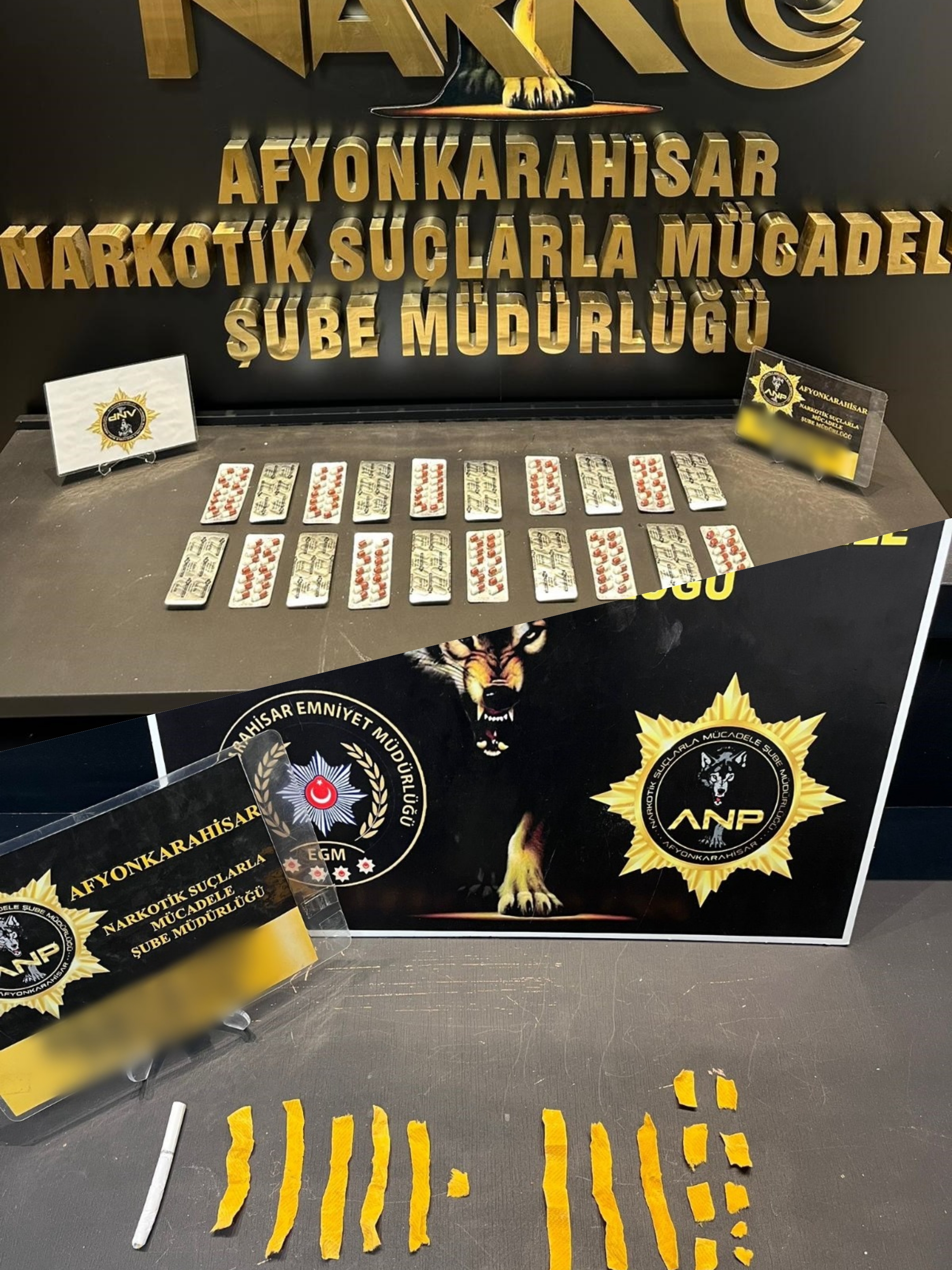 Sinanpaşa’da Uyuşturucu Operasyonu: Peçeteye Emdirilmiş Madde ve Sentetik Ecza Ele Geçirildi