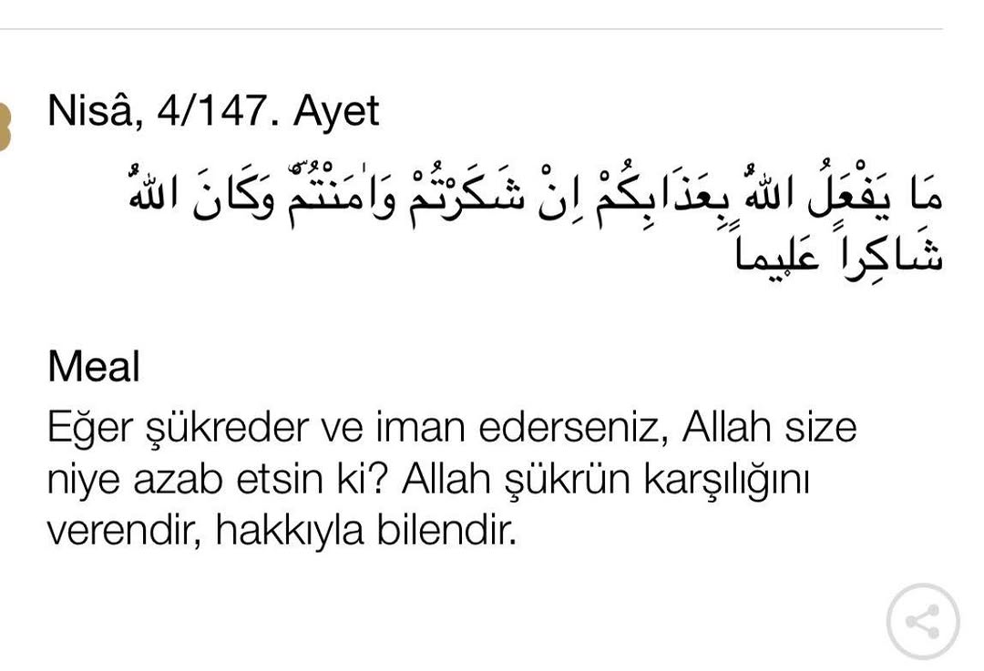 Şükür ve İman…