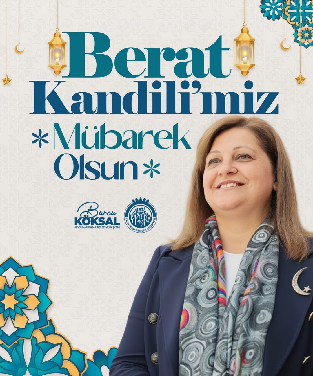 T.C. Afyonkarahisar Belediyesi'nden Berat Kandili Mesajı