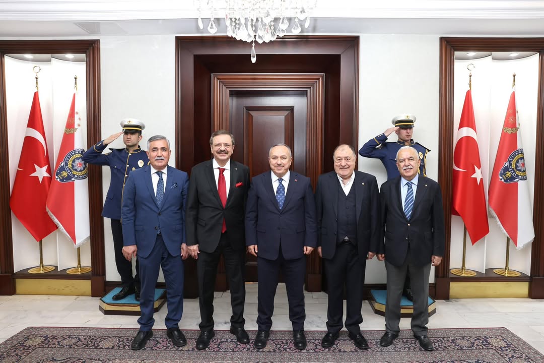 TOBB Başkanı Mustafa Rifat Hisarcıklıoğlu, Emniyet Genel Müdürü Ali Fidan'ı Ziyaret Etti