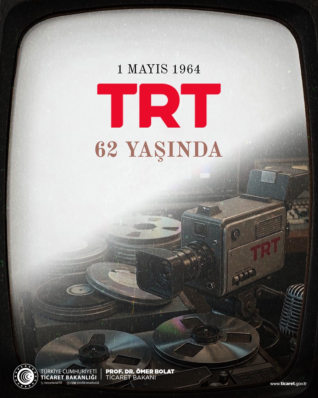 TRT 62. yılını kutladı, başarılar dile getirildi