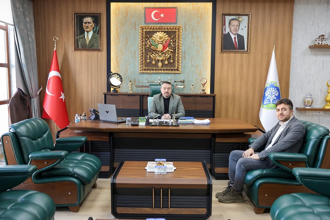 TÜGVA Sandıklı İlçe Temsilcisi Ömer Akkaş'tan Sandıklı Belediye Başkanı Adnan Öztaş'a Ziyaret