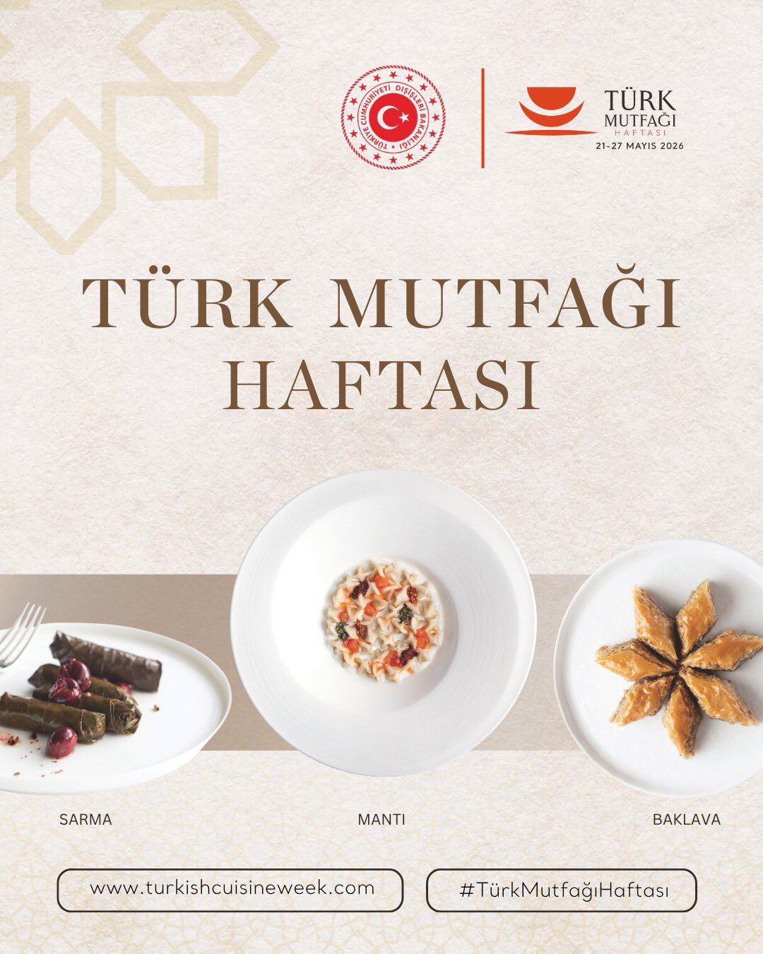 Türk Mutfağı Haftası Beşinci Kez Kutlanıyor