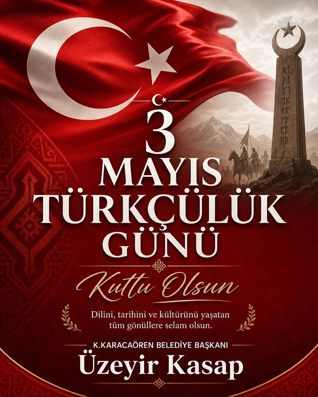 Üzeyir Kasap'tan Türkçülük Günü Kutlaması