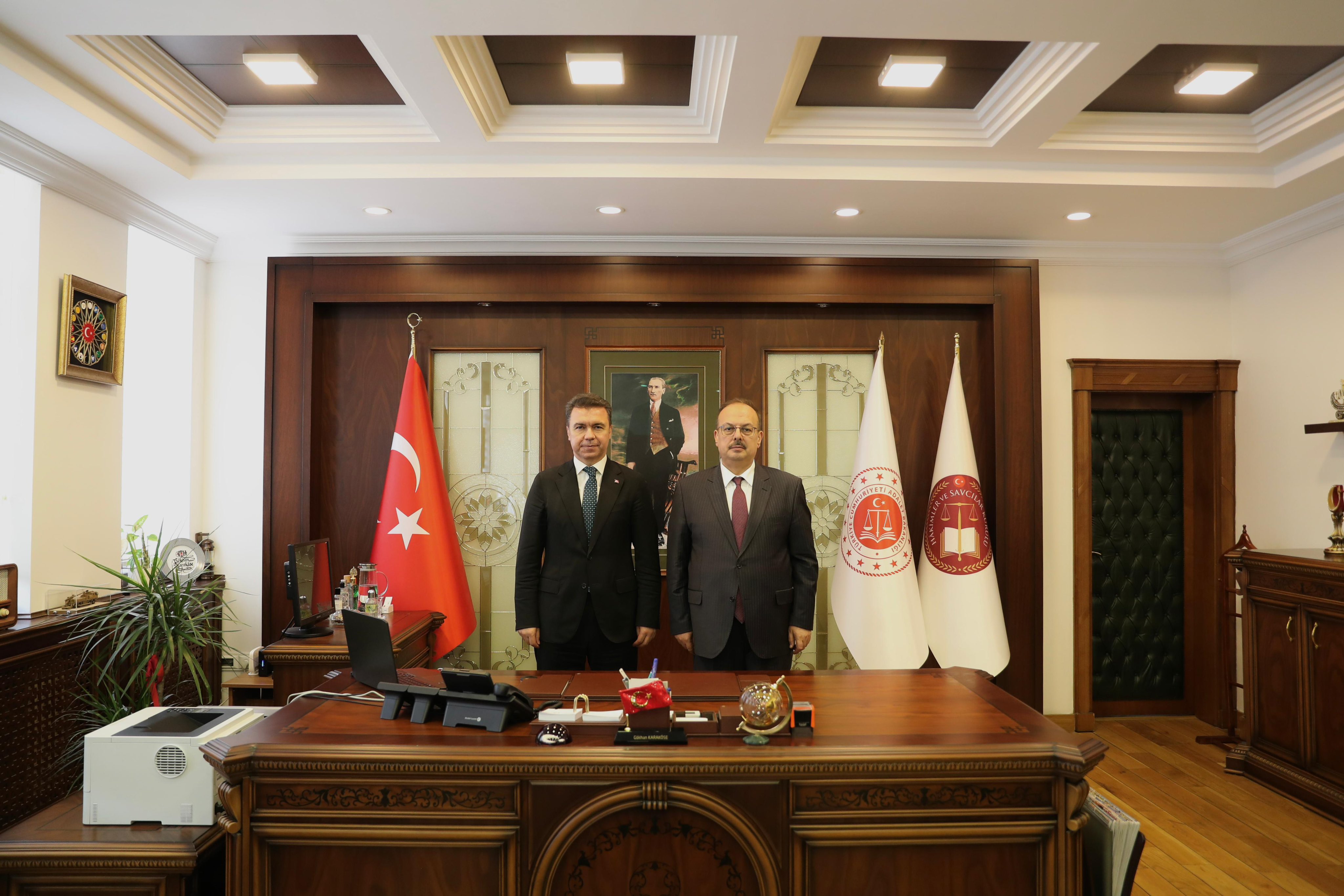 Vali Canbolat'tan Ankara'daki Yargı Temsilcilerine Ziyaret