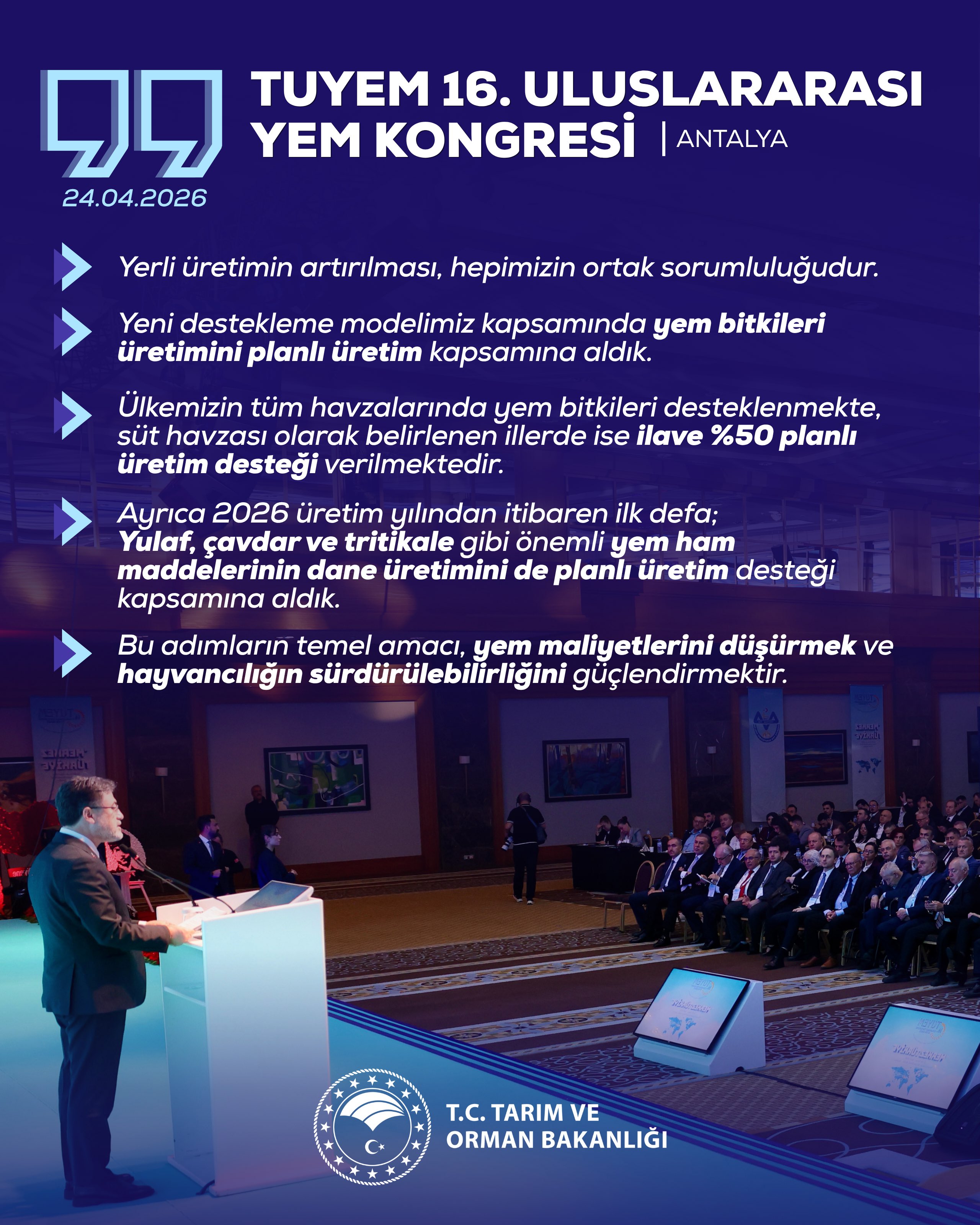 Yerli üretim vurgusu Antalya'daki kongrede yapıldı