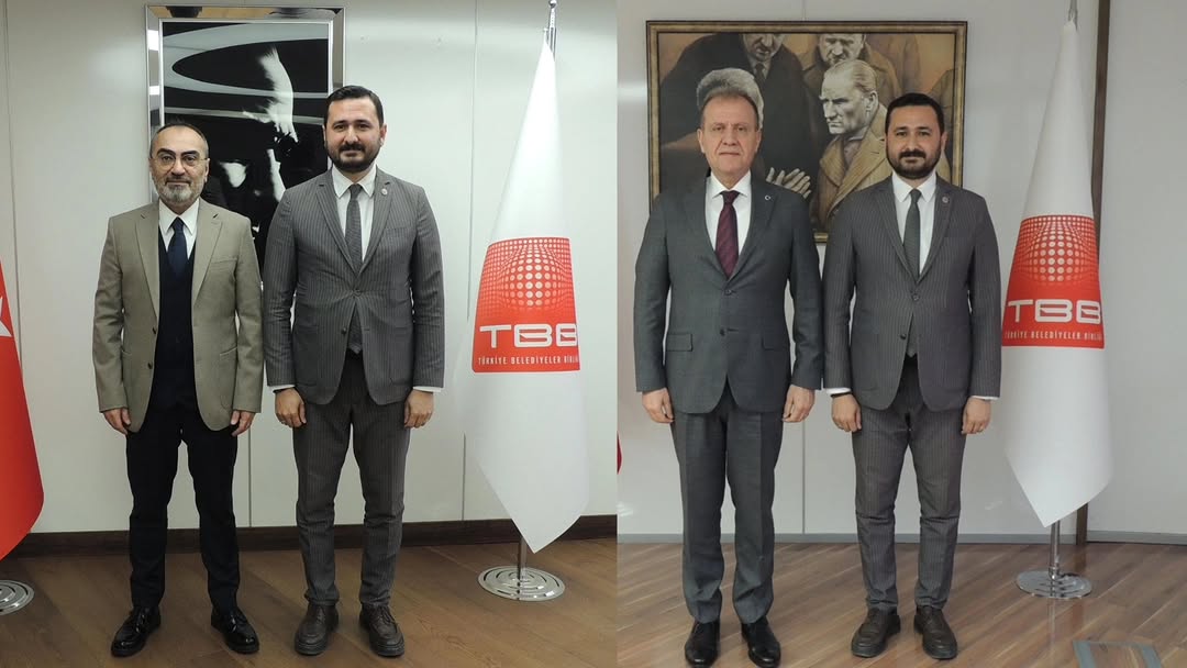 YeşilÇiftlik Belediye Başkanı Devrim Ölmez, TBB Başkanvekili Vahap Seçer ve TBB Genel Sekreteri Suat Yıldız'ı Ziyaret Etti