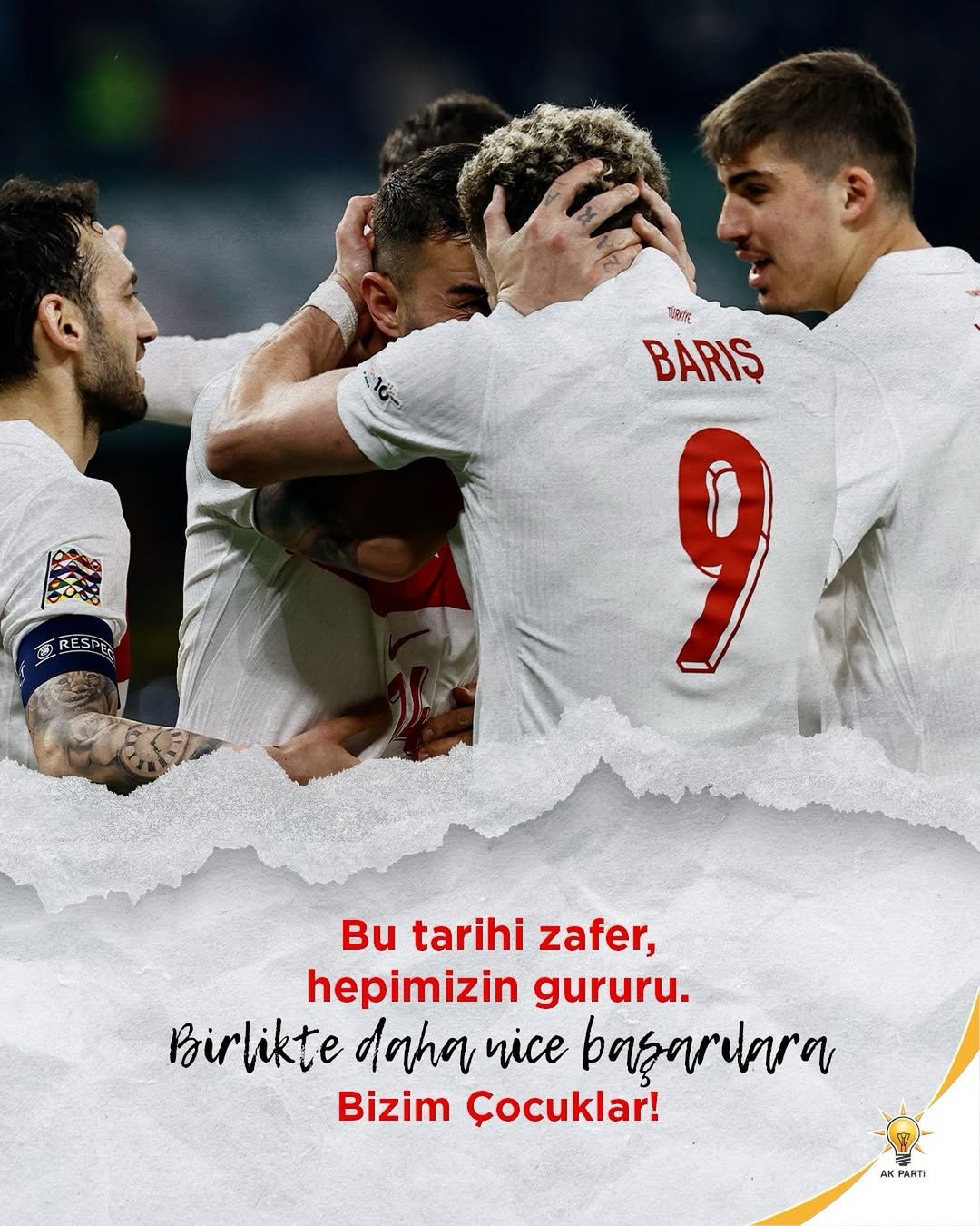 A Milli Futbol Takımı, Tarihi Bir Başarıya İmza Attı: UEFA Uluslar Ligi A Ligi'ne Yükseldi