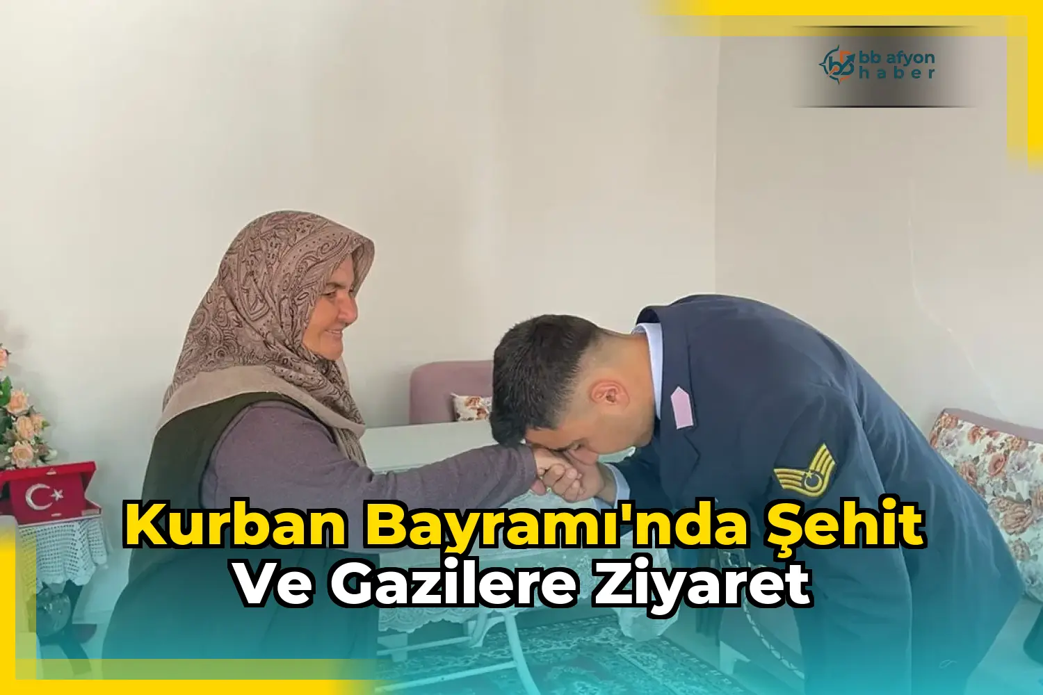 Kurban Bayramı'nda şehit ve gazilere ziyaret