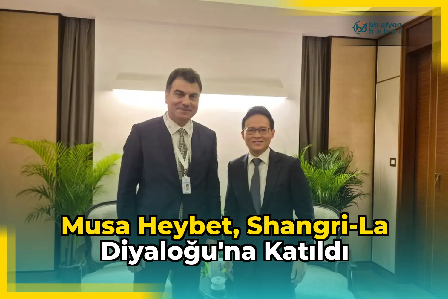 Musa Heybet, Shangri-La Diyaloğu'na Katıldı