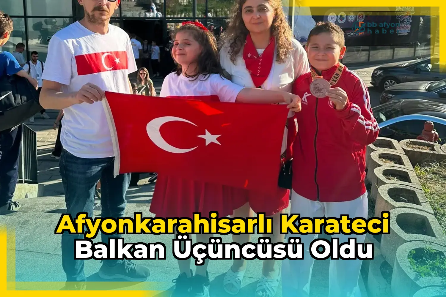 Afyonkarahisarlı Karateci Balkan Üçüncüsü Oldu
