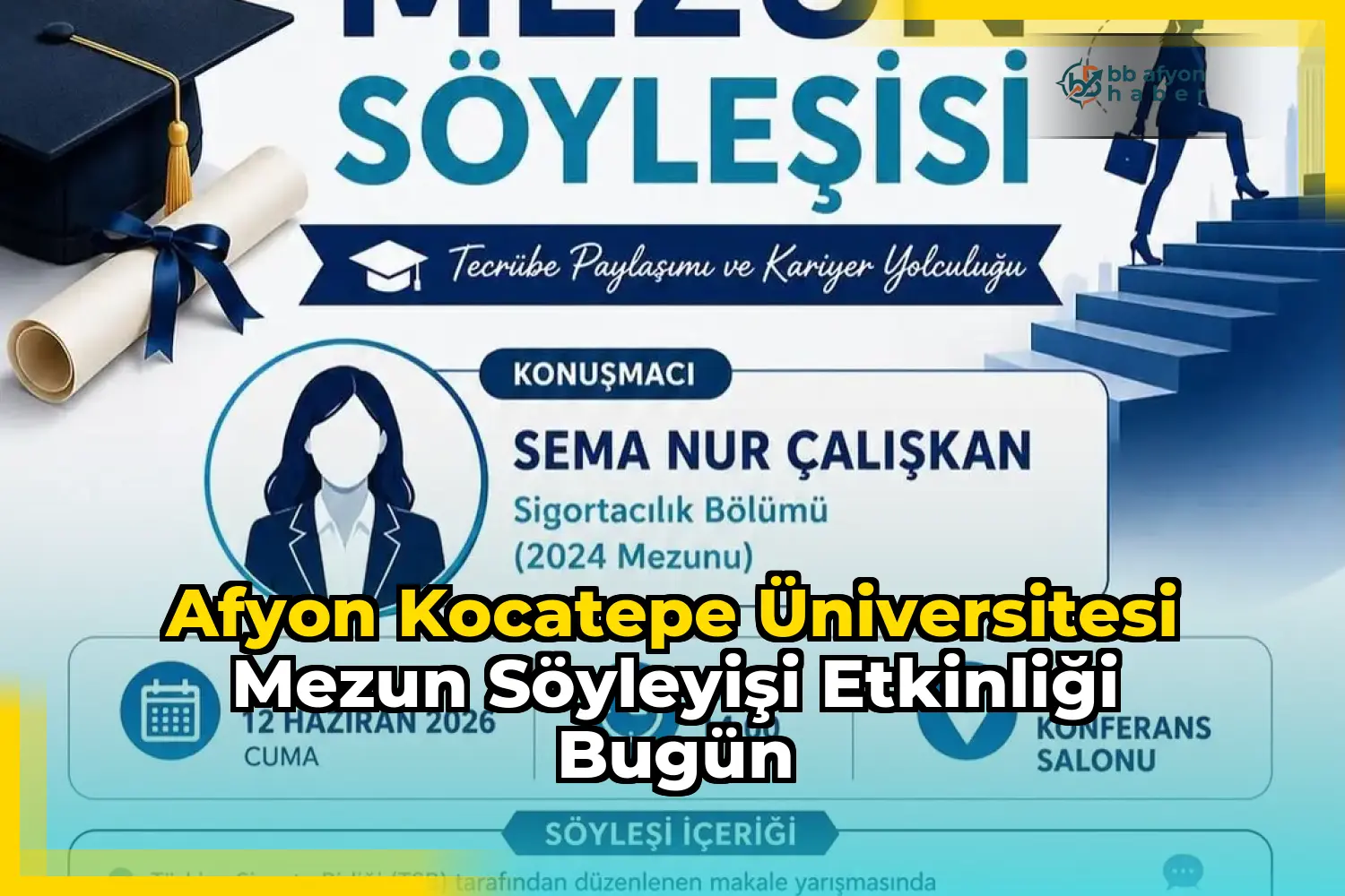 Afyon Kocatepe Üniversitesi Mezun Söyleyişi Etkinliği Bugün