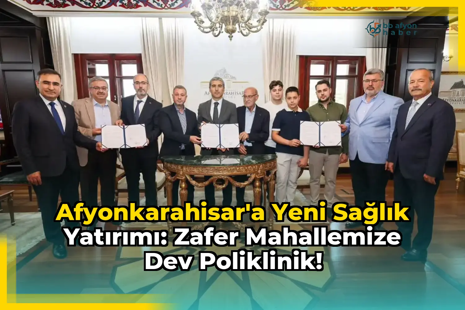 Afyonkarahisar'a Yeni Sağlık Yatırımı: Zafer Mahallemize Dev Poliklinik!
