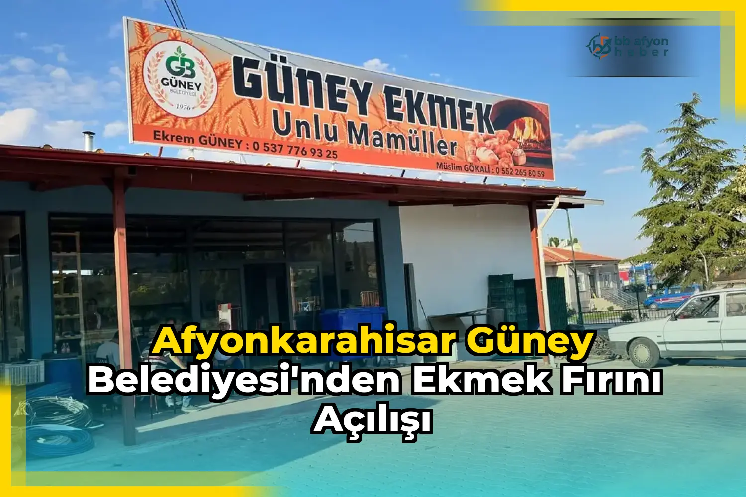 Afyonkarahisar Güney Belediyesi'nden Ekmek Fırını Açılışı
