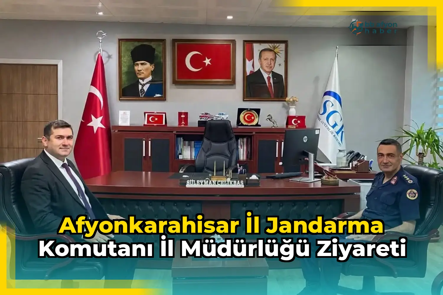 Afyonkarahisar İl Jandarma Komutanı İl Müdürlüğü Ziyareti