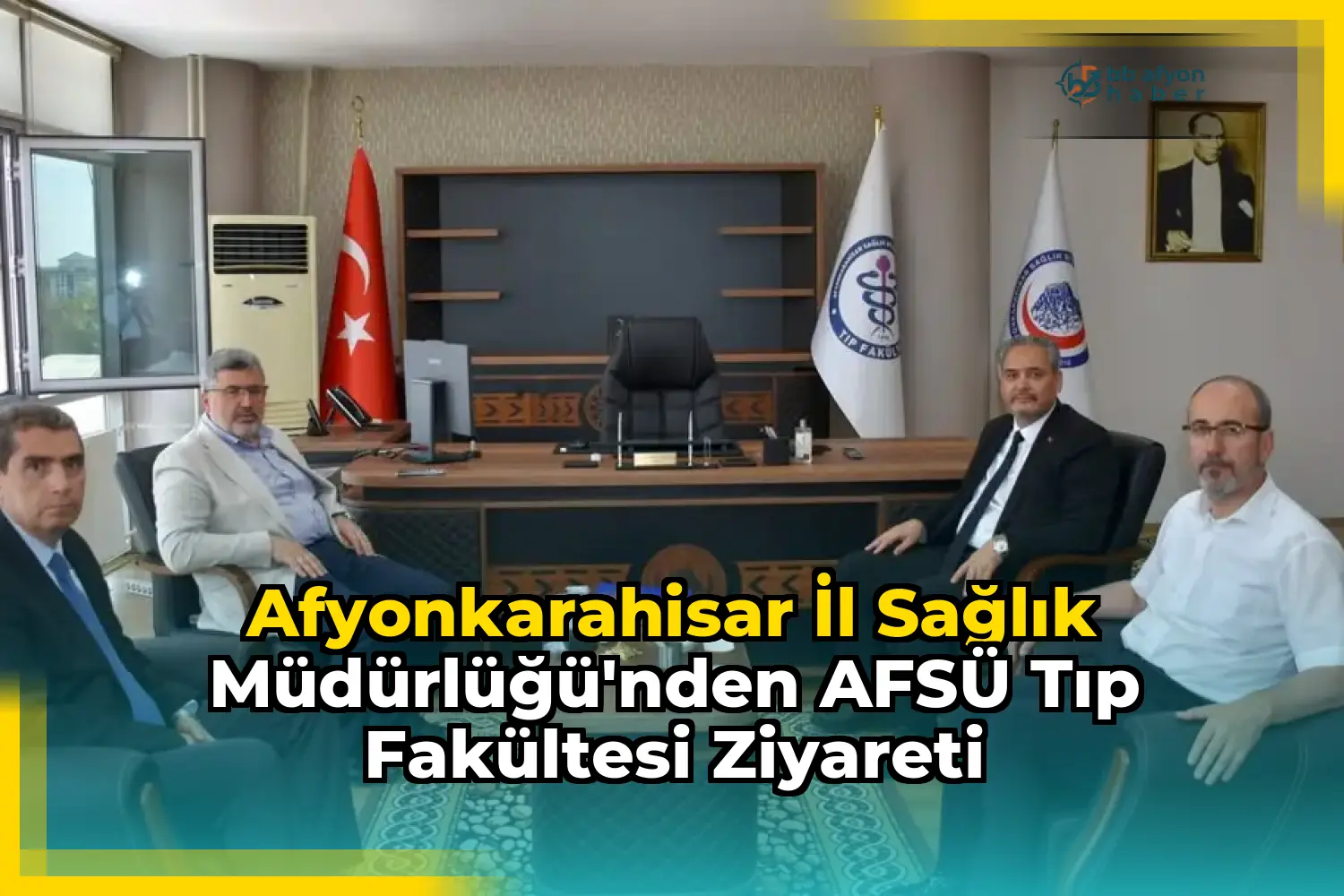 Afyonkarahisar İl Sağlık Müdürlüğü'nden AFSÜ Tıp Fakültesi Ziyareti