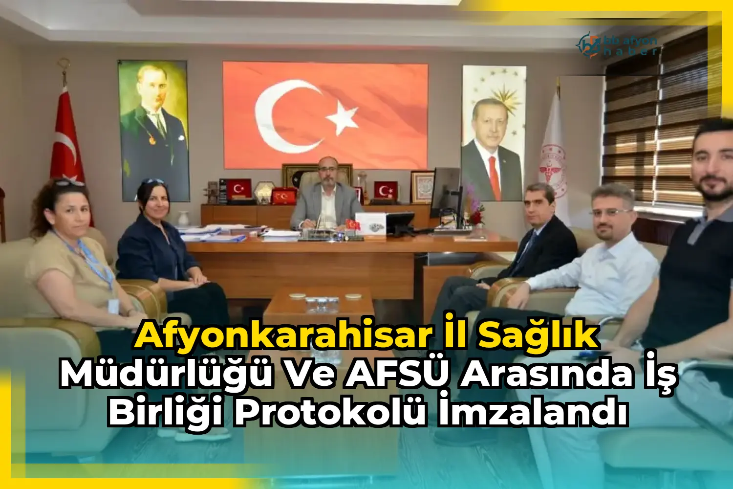 Afyonkarahisar İl Sağlık Müdürlüğü ve AFSÜ Arasında İş Birliği Protokolü İmzalandı