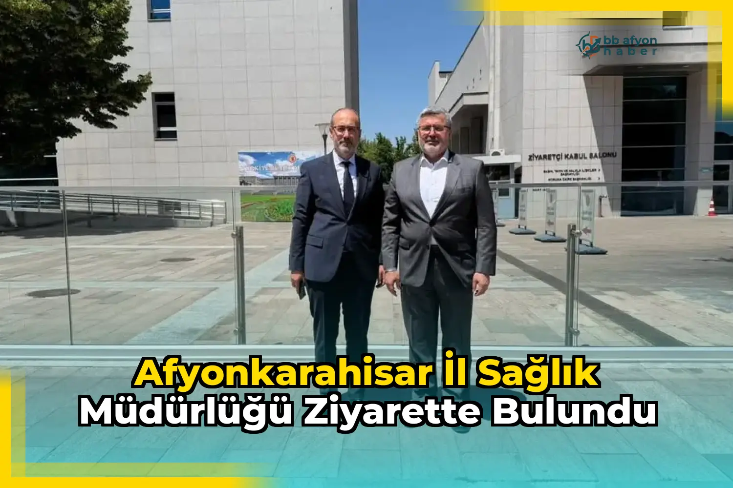 Afyonkarahisar İl Sağlık Müdürlüğü Ziyarette Bulundu