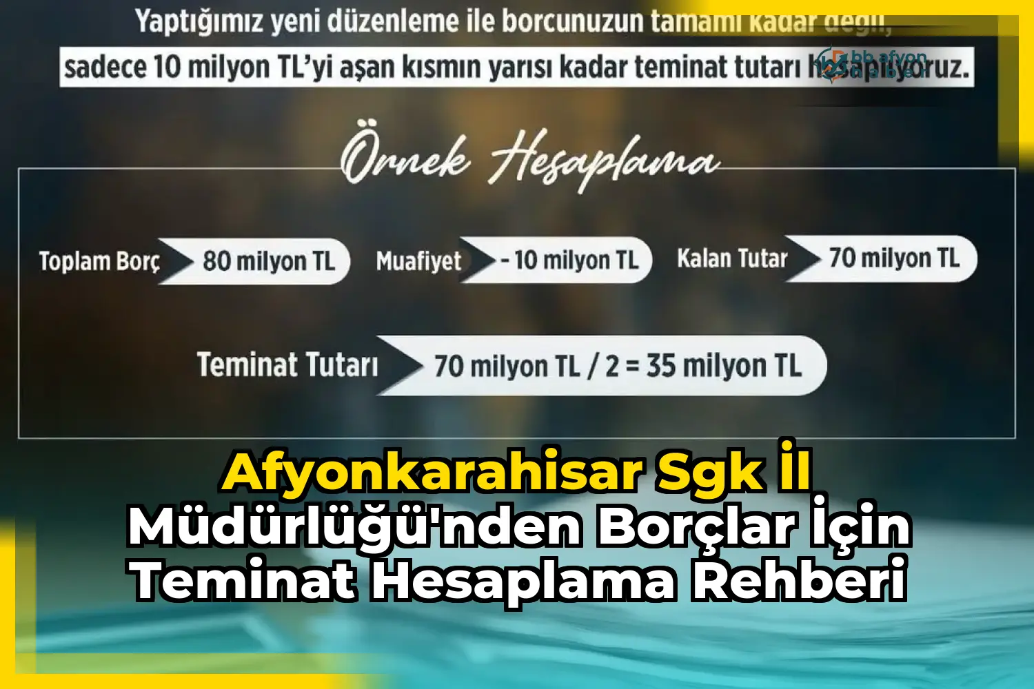 Afyonkarahisar Sgk İl Müdürlüğü'nden Borçlar İçin Teminat Hesaplama Rehberi