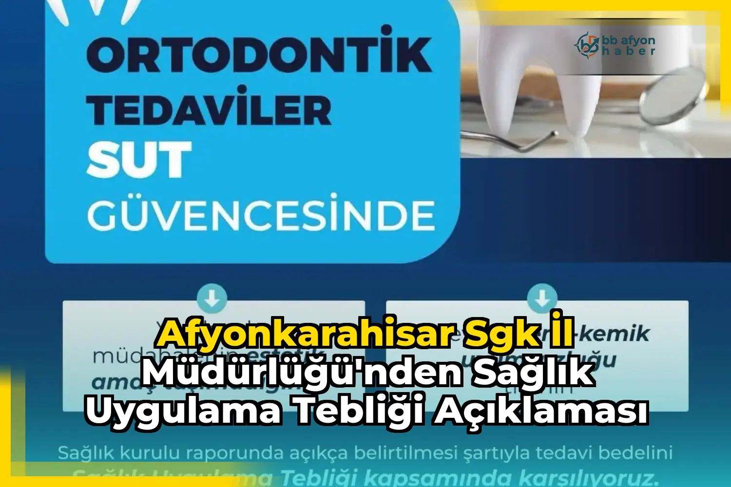 Afyonkarahisar Sgk İl Müdürlüğü'nden Sağlık Uygulama Tebliği Açıklaması