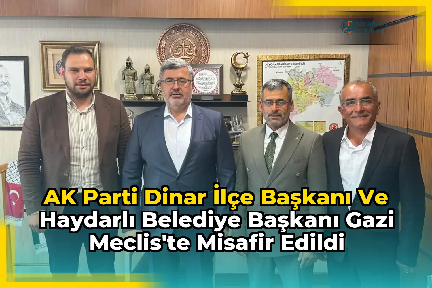 AK Parti Dinar İlçe Başkanı ve Haydarlı Belediye Başkanı Gazi Meclis'te Misafir Edildi