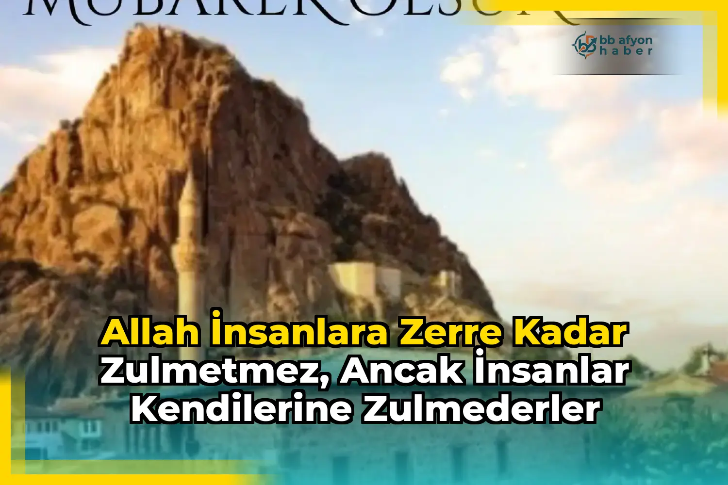 Allah insanlara zerre kadar zulmetmez, ancak insanlar kendilerine zulmederler