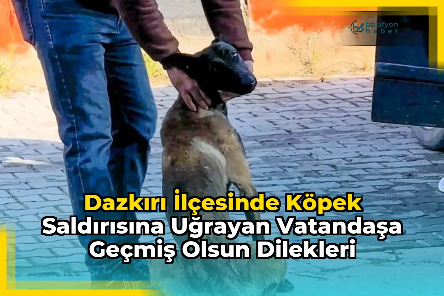 Dazkırı İlçesinde Köpek Saldırısına Uğrayan Vatandaşa Geçmiş Olsun Dilekleri