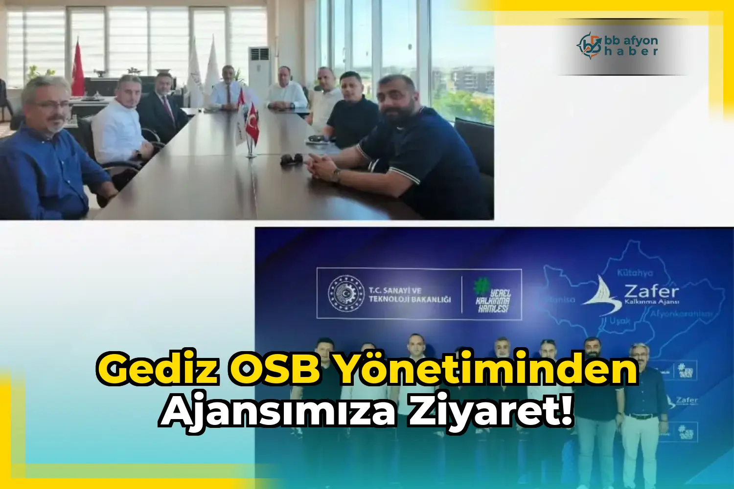 Gediz OSB Yönetiminden Ajansımıza Ziyaret!