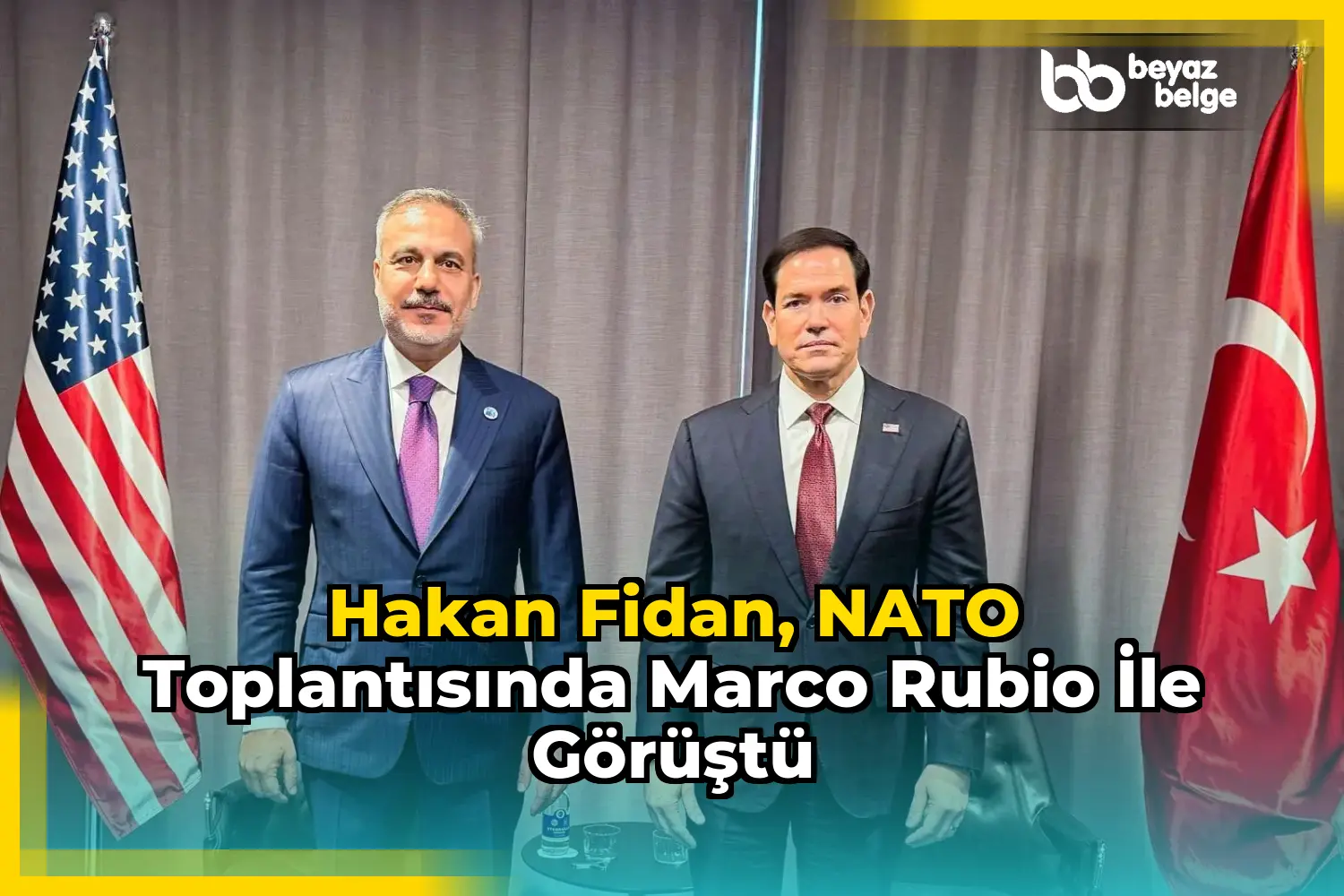 Hakan Fidan, NATO Toplantısında Marco Rubio ile Görüştü