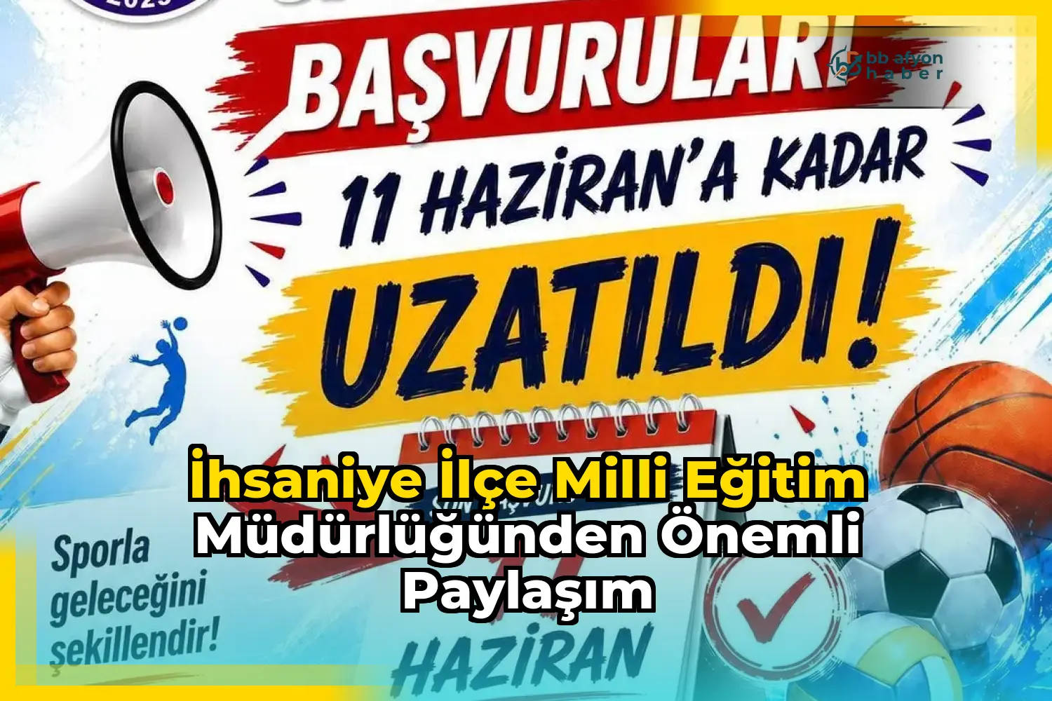 İhsaniye İlçe Milli Eğitim Müdürlüğünden Önemli Paylaşım