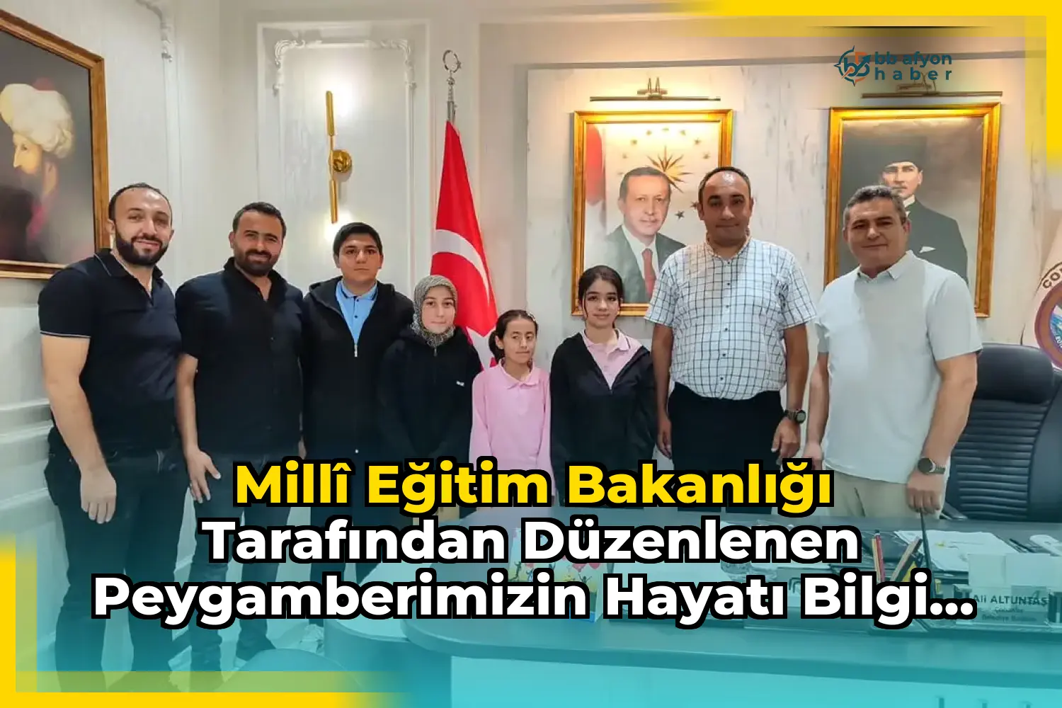 Millî Eğitim Bakanlığı tarafından düzenlenen Peygamberimizin Hayatı Bilgi Yarışması'nda Yavuz Selim Ortaokulu öğrencilerinden büyük başarı