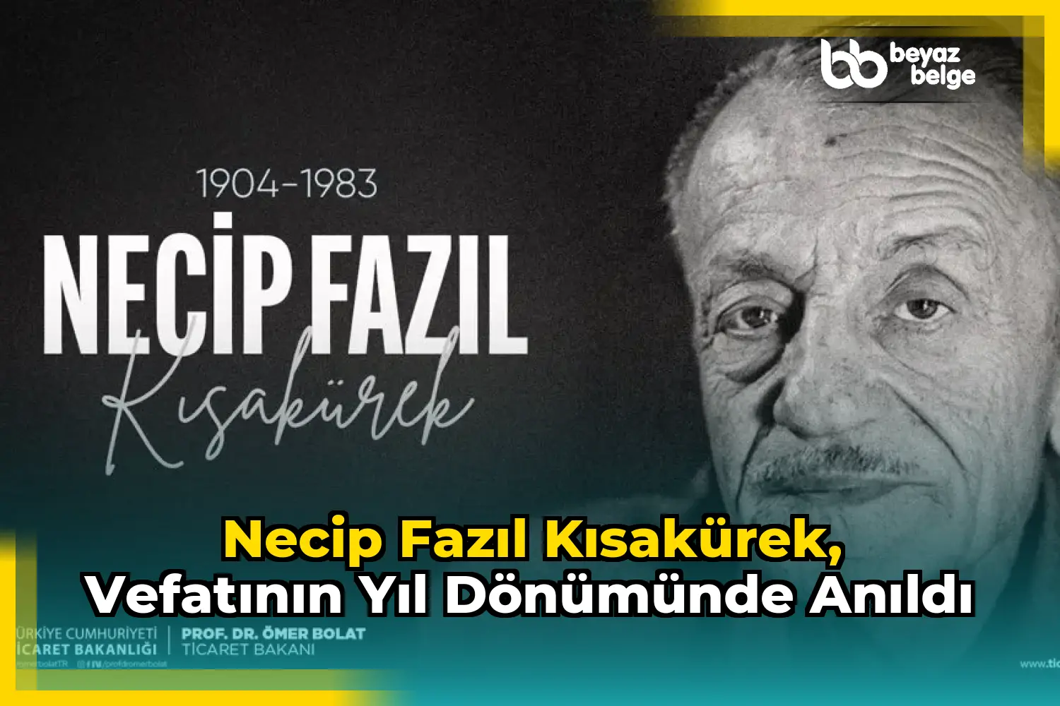 Necip Fazıl Kısakürek, vefatının yıl dönümünde anıldı