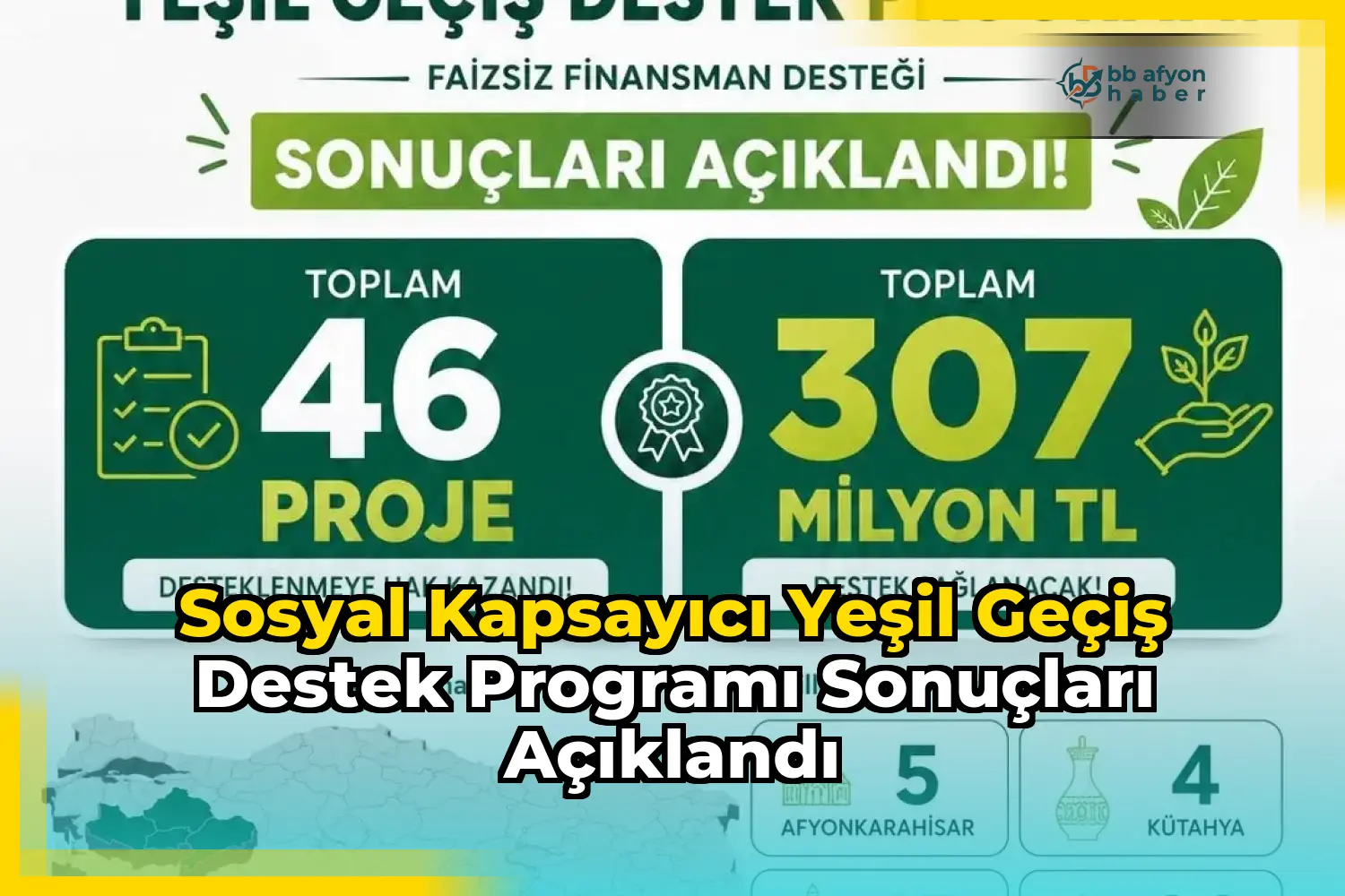 Sosyal Kapsayıcı Yeşil Geçiş Destek Programı Sonuçları Açıklandı