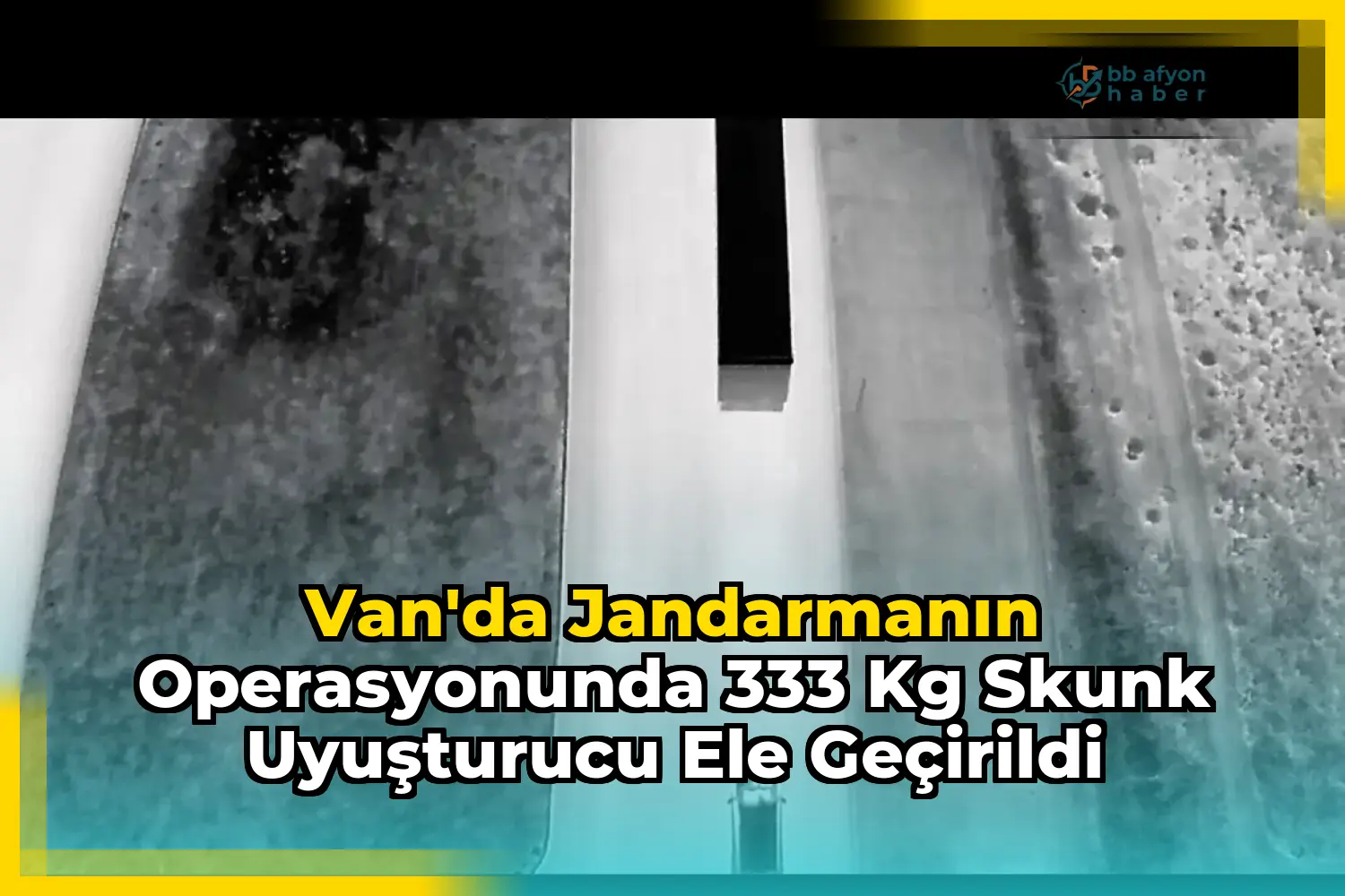Van'da Jandarmanın Operasyonunda 333 kg Skunk Uyuşturucu Ele Geçirildi