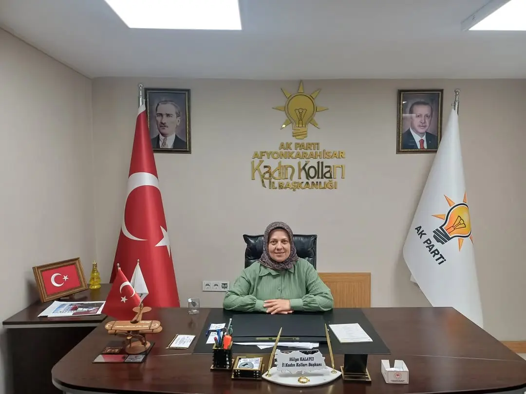 AK Parti Afyonkarahisar İl Kadın Kolları'ndan Nöbetçi Yönetim Kurulu Üyesi Gülşen Pirinç Görevinde