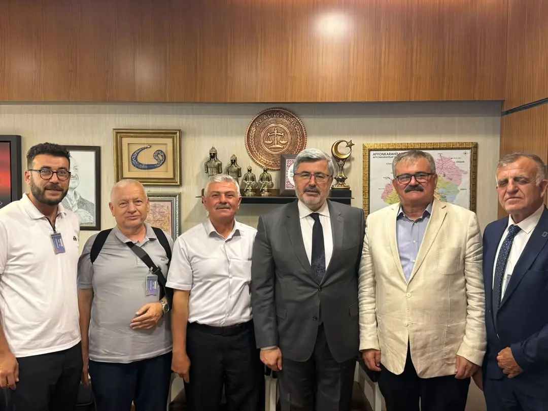 AK Parti Afyonkarahisar Milletvekili Ali Özkaya, Semayi Bostan ve Heyetini Misafir Etti