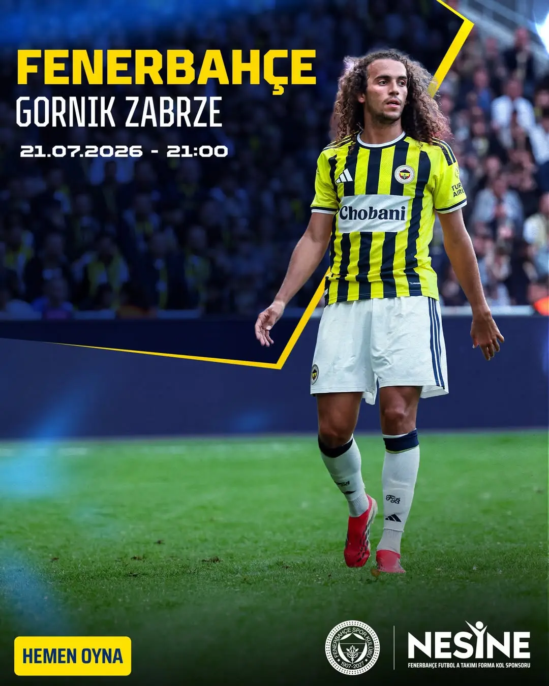 Fenerbahçe Sezonun İlk Resmi Maçına Çıkıyor, Heyecan Nesine'de Yaşanıyor!