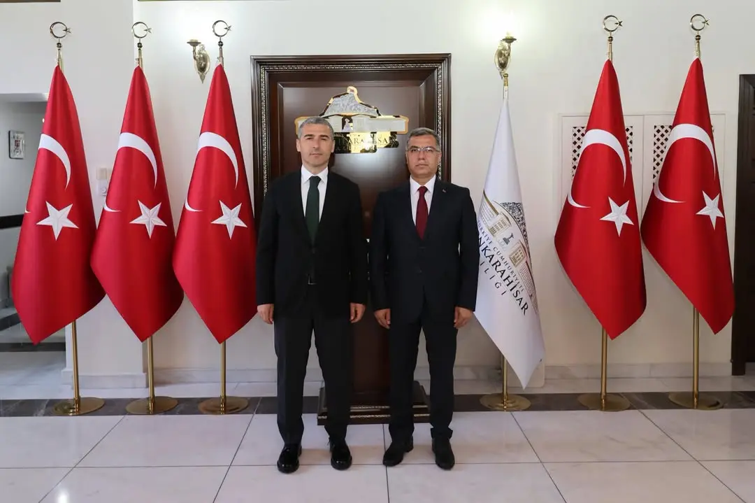 İl Milli Eğitim Müdürü İsmail Altınkaynak Vali Dr. Naci Aktaş'ı Ziyaret Etti