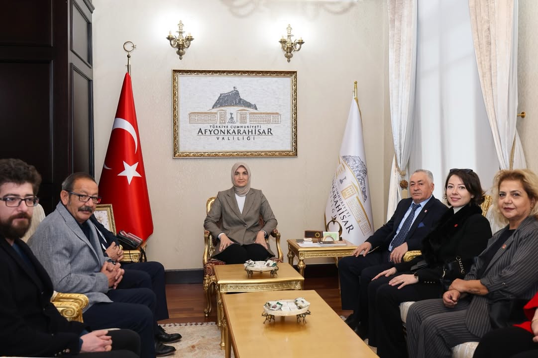 Afyonkarahisar Valiliği'nden CHP İl Başkanı Hasan Karadeniz'e Ziyaret