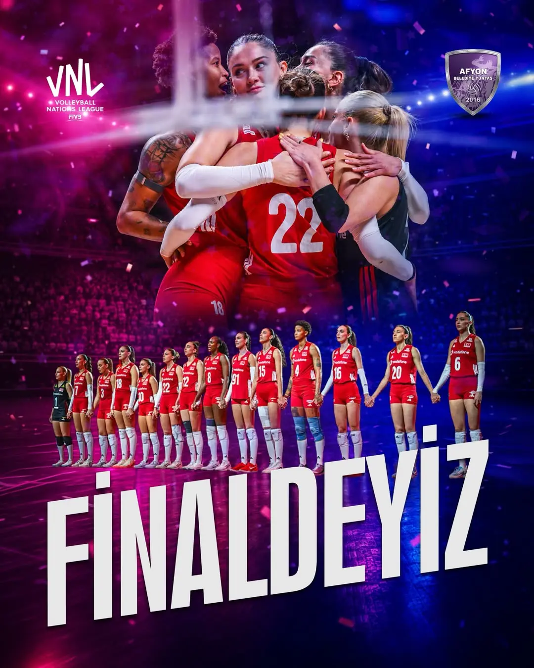 A Milli Kadın Voleybol Takımı VNL Finaline Yükseldi