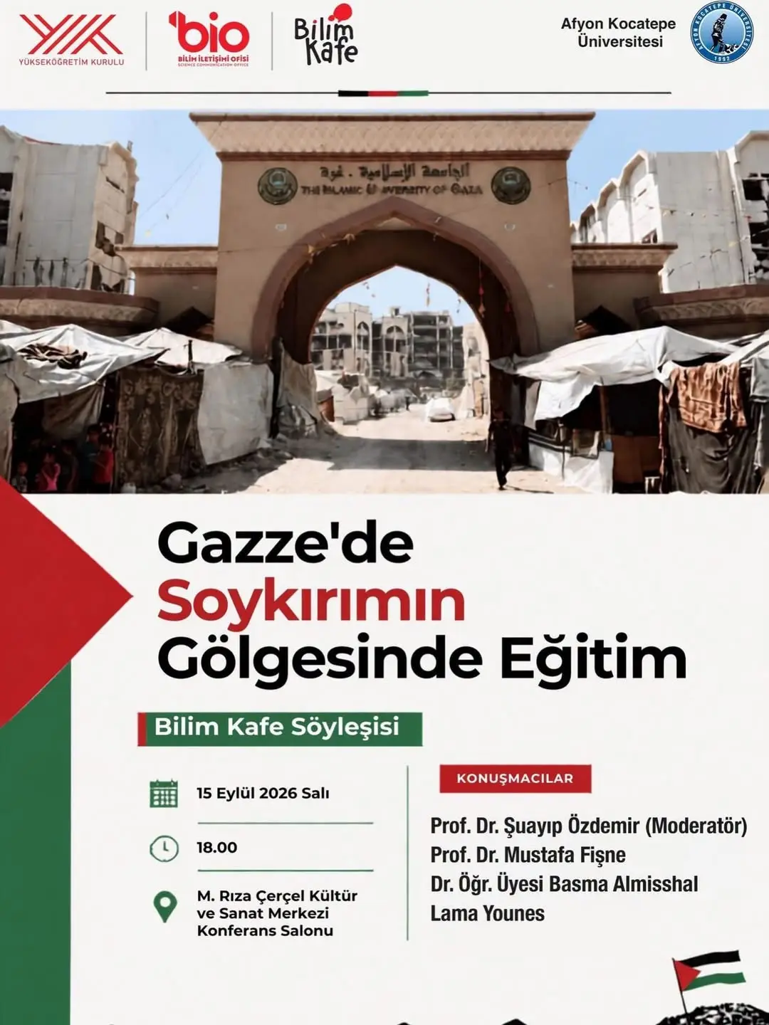 Afyon Kocatepe Üniversitesi'nden Önemli Konferans: Gazze’de Soykırımın Gölgesinde Eğitim