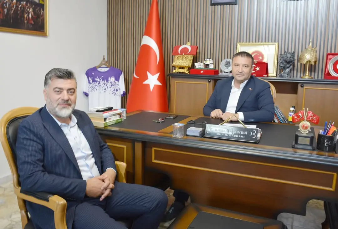 Afyonkarahisar Berber ve Kuaförler Esnaf Odası Başkanı Sayın Suat Uygur'dan İl Başkanı Ahmet Kahveci'ye Ziyaret
