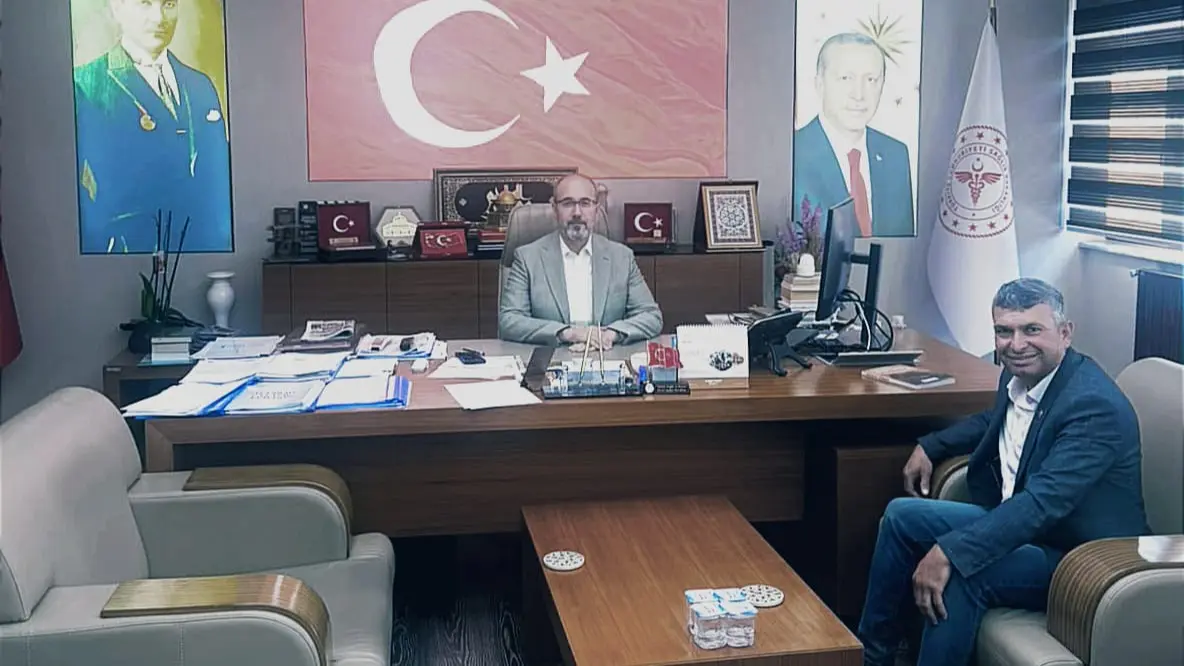 Afyonkarahisar İl Sağlık Müdürlüğü'nden Yenice Mahalle Muhtarı İsmail Özten Ziyareti