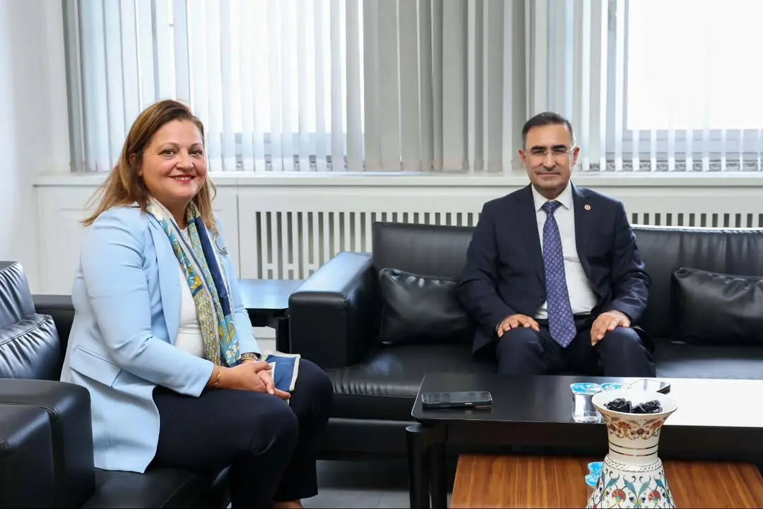 Afyonkarahisar Milletvekili Hasan Arslan'dan Belediye Başkanı Burcu Köksal'a Ziyaret Teşekkürü