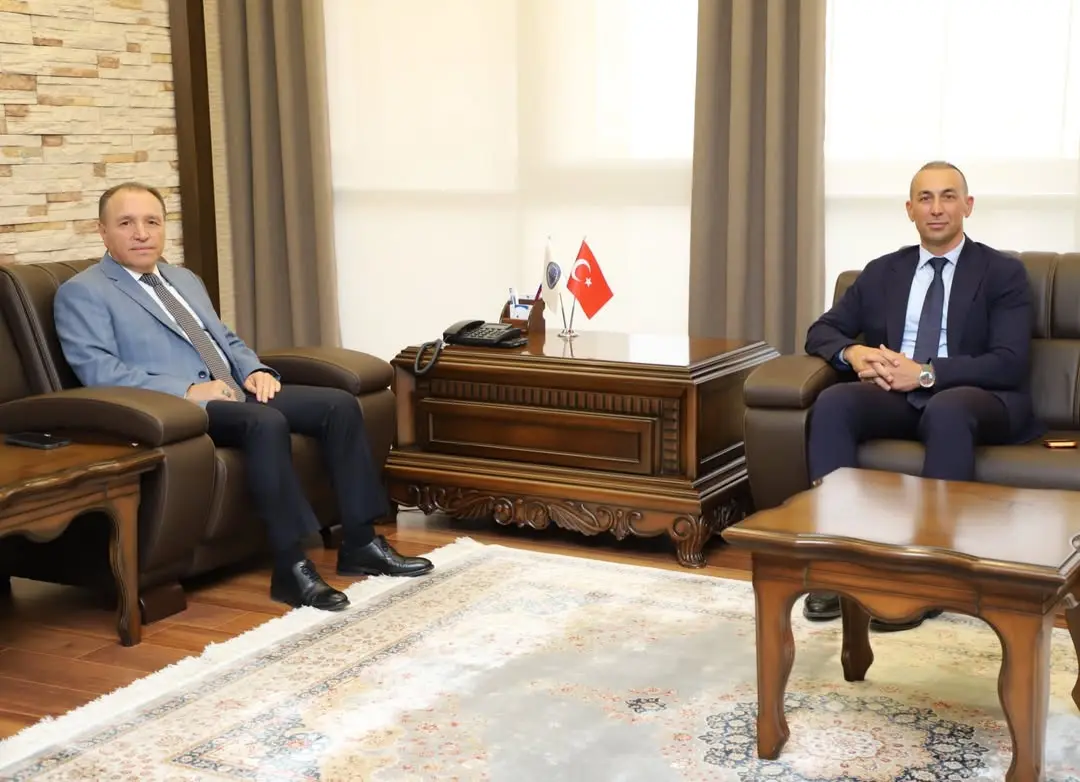 Afyonkarahisar Vali Yardımcısı Doç. Dr. Atıf Çiçekli, Rektör Prof. Dr. Mehmet Karakaş'a Nezaket Ziyaretinde Bulundu