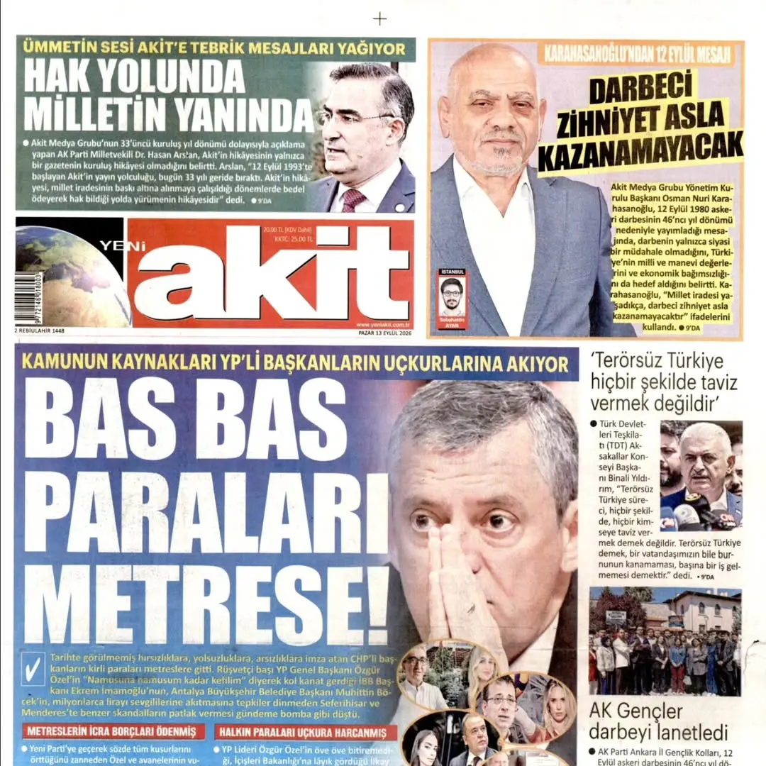 Akit Medya Grubu'nun 33. Kuruluş Yıl Dönümü Kutlandı