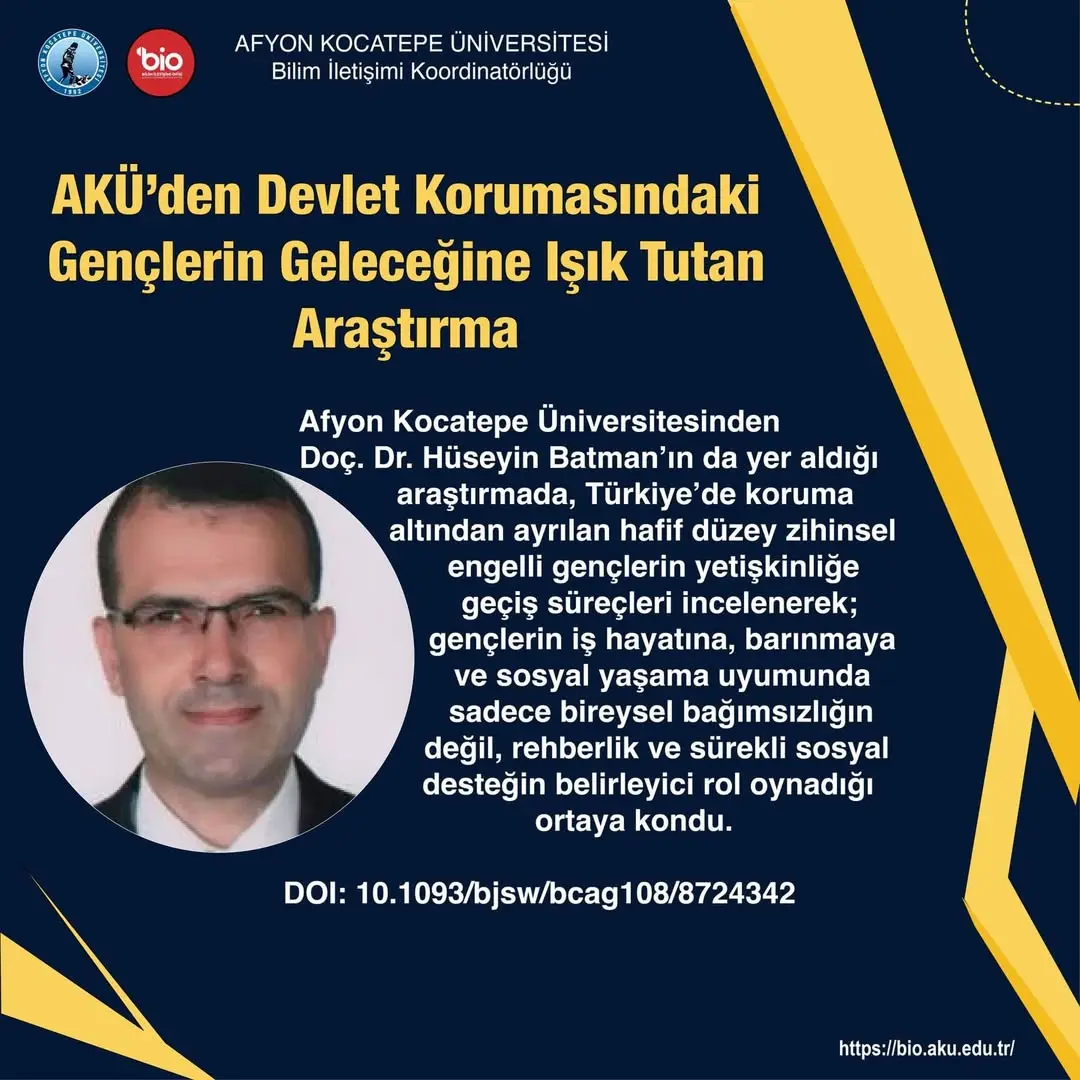 AKÜ’den Devlet Korumasındaki Gençlerin Geleceğine Işık Tutan Araştırma
