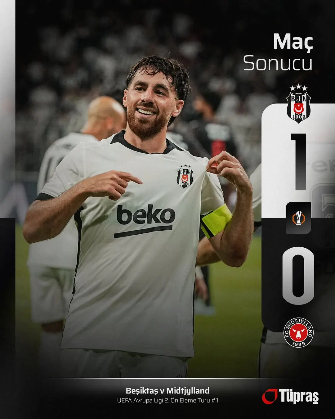 Beşiktaş Evinde FCM'yi 1-0 Mağlup Etti