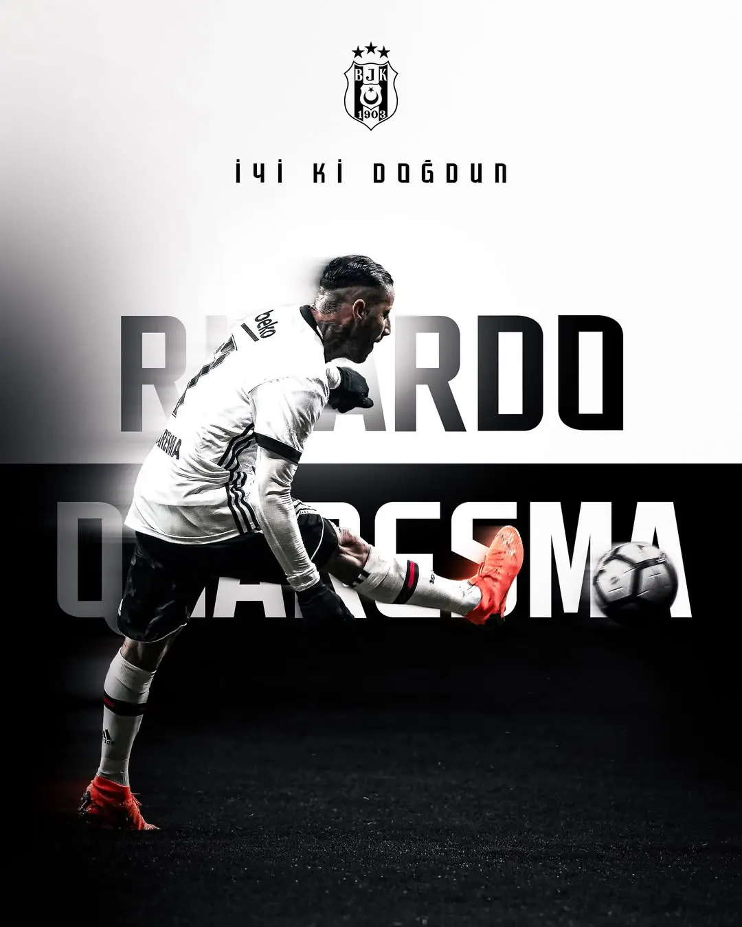 Beşiktaş, Ricardo Quaresma'nın Doğum Gününü Kutladı
